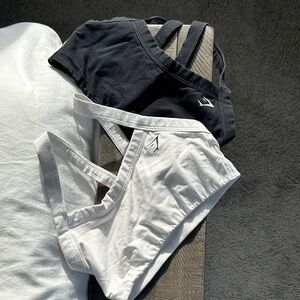 Black and White Sports Bras